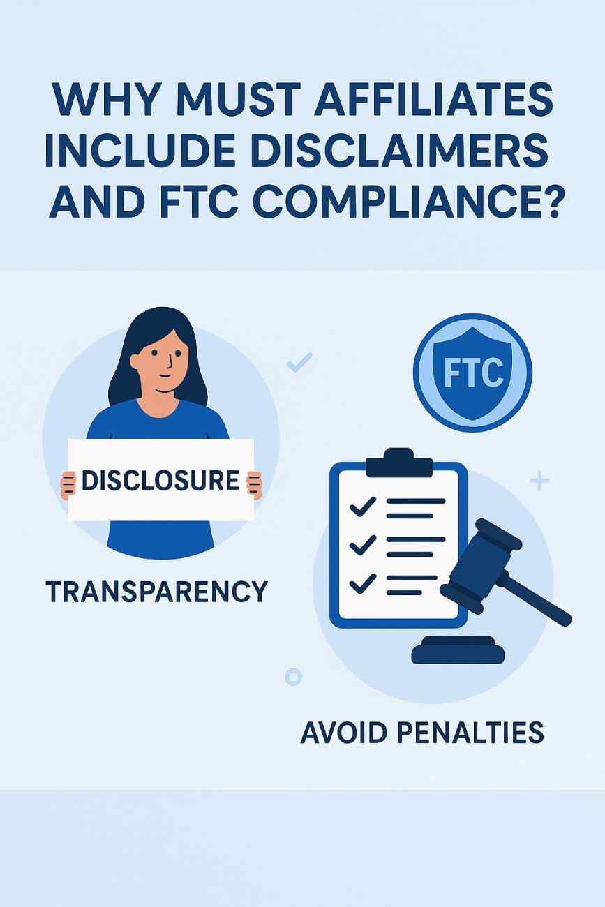 Why Must Affiliates Include Disclaimers and FTC Compliance?