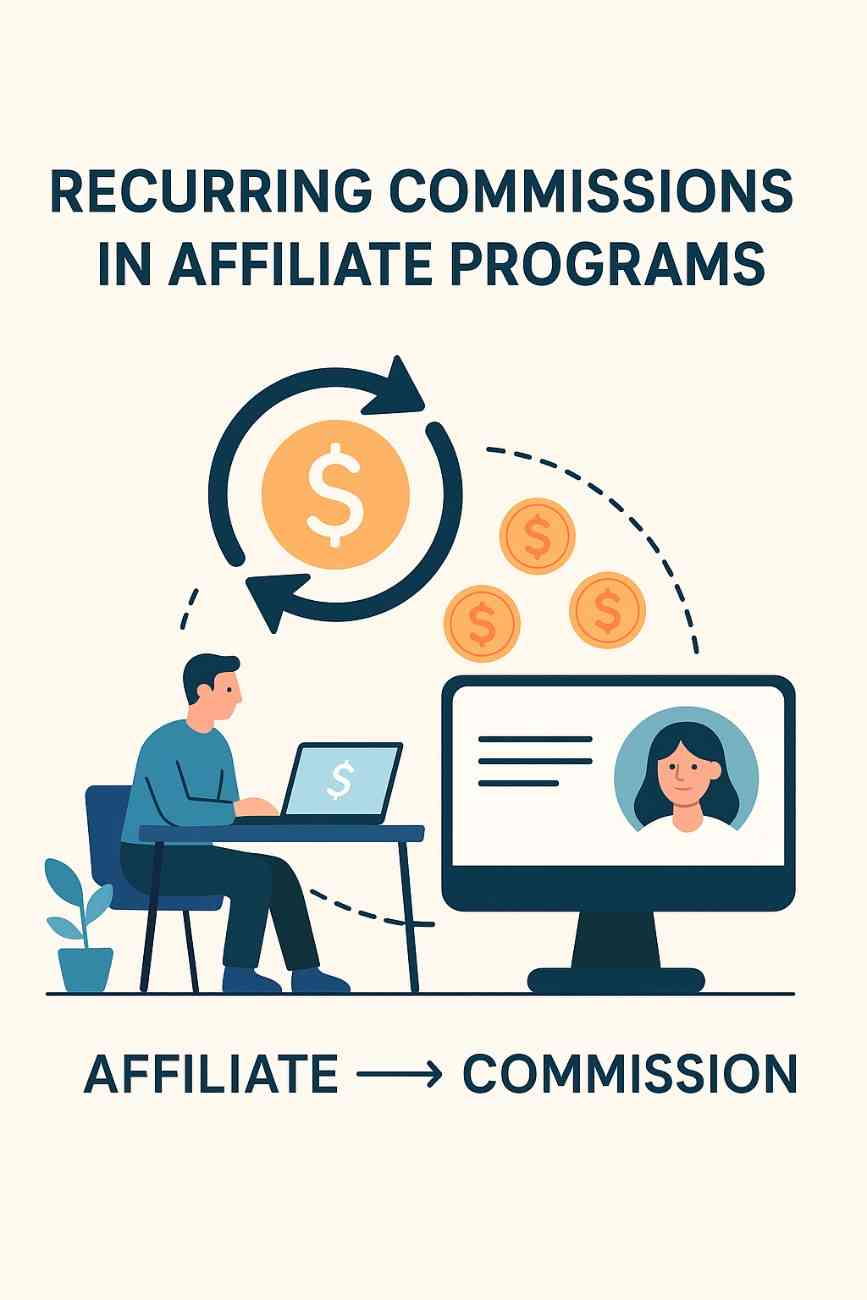 Explain the concept of recurring commissions in affiliate programs.