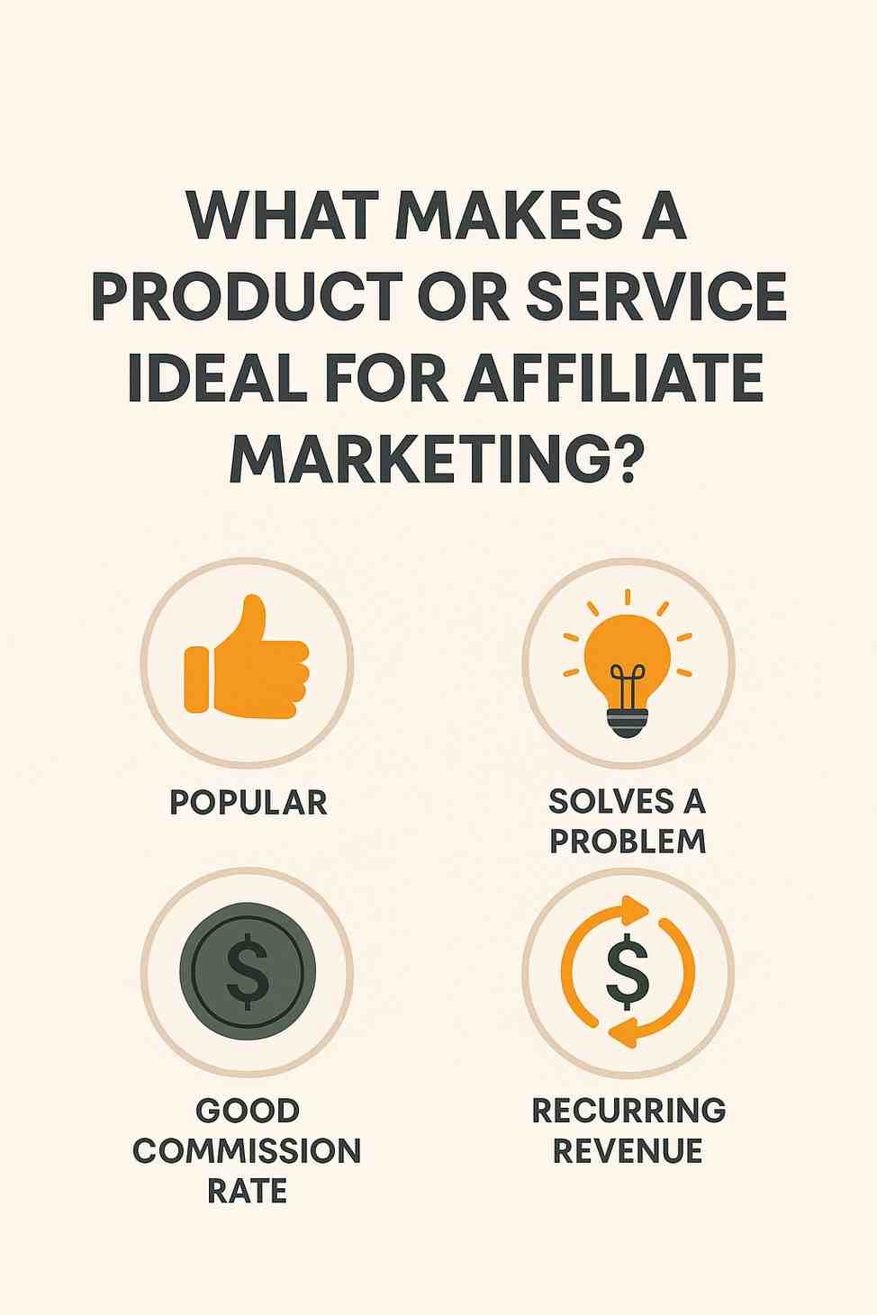 What Makes a Product or Service Ideal for Affiliate Marketing?