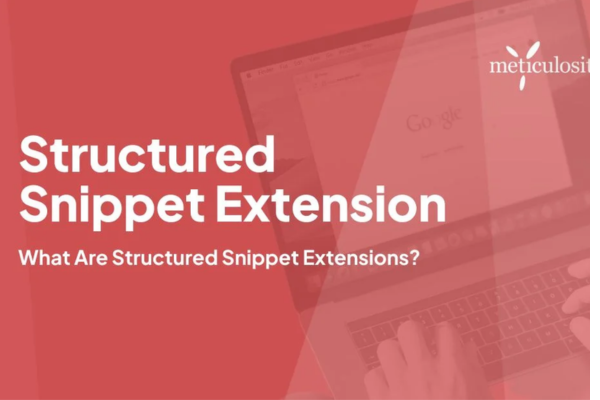What is a structured snippet extension?