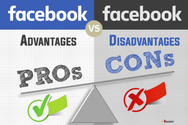 Discuss the benefits and drawbacks of Facebook for students.