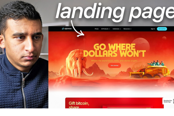 What is a landing page?