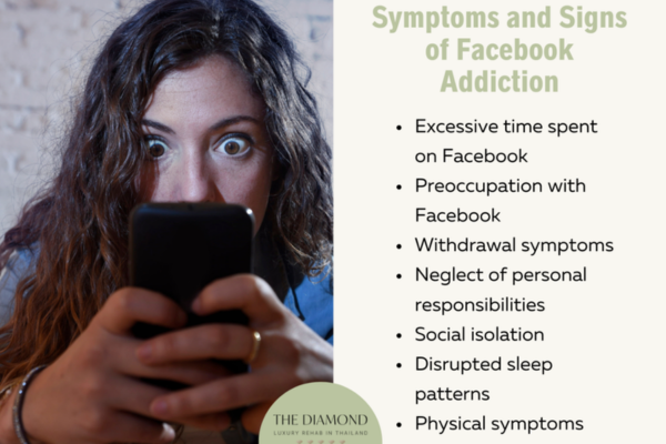 What are the risks of Facebook addiction and how can students manage screen time?