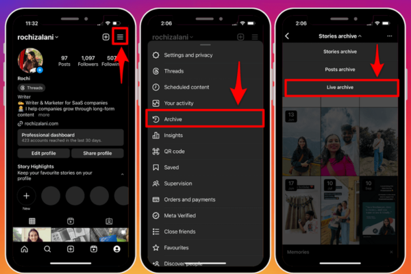 What are Instagram Live sessions, and how are they used?