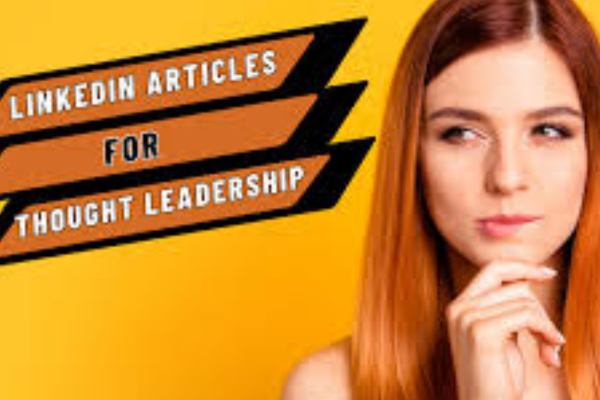 What are LinkedIn posts and articles, and how do they help build thought leadership?