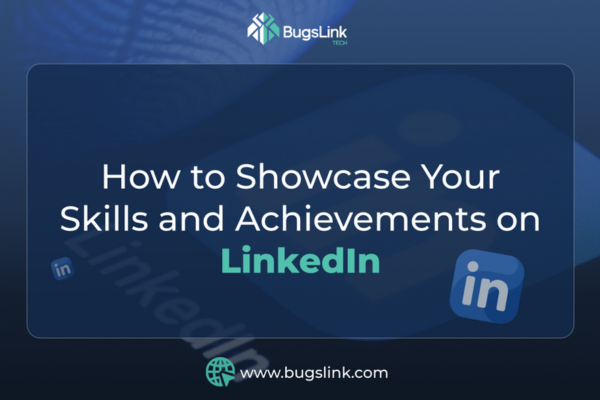 Discuss how students can showcase their academic achievements on LinkedIn.