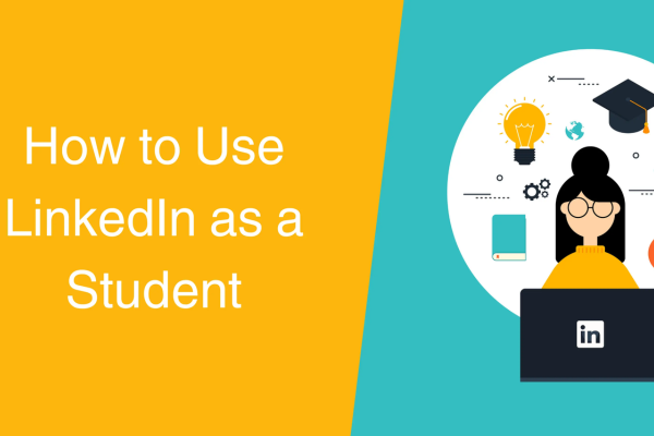 How can students use LinkedIn to research colleges and careers?