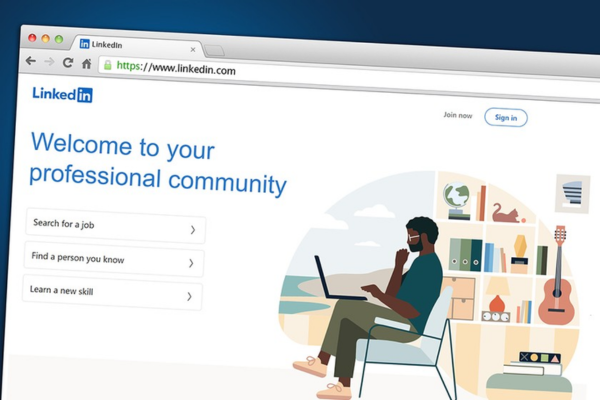 How does LinkedIn maintain professionalism in its content?